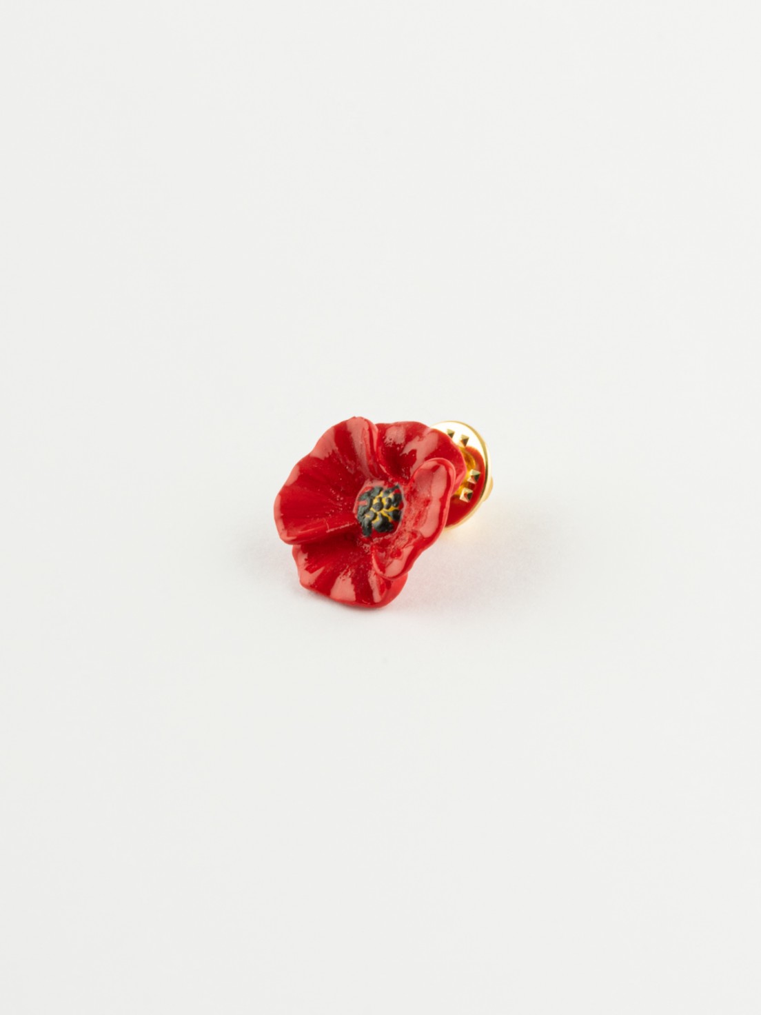 poppy flower pin
