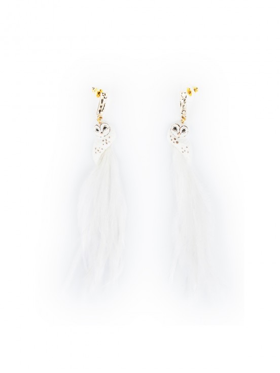 Medium Native American Made Feather Earrings – Super Silver