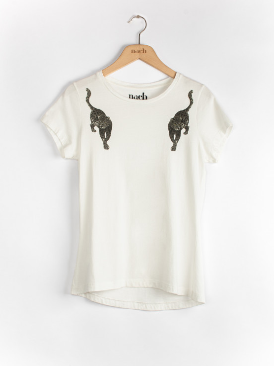 T-shirt, animal 100% print organic
