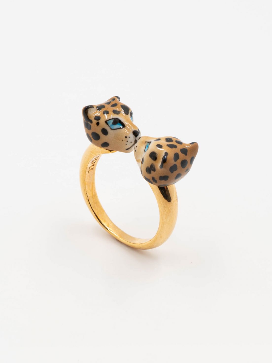 Leopard FaceToFace ring