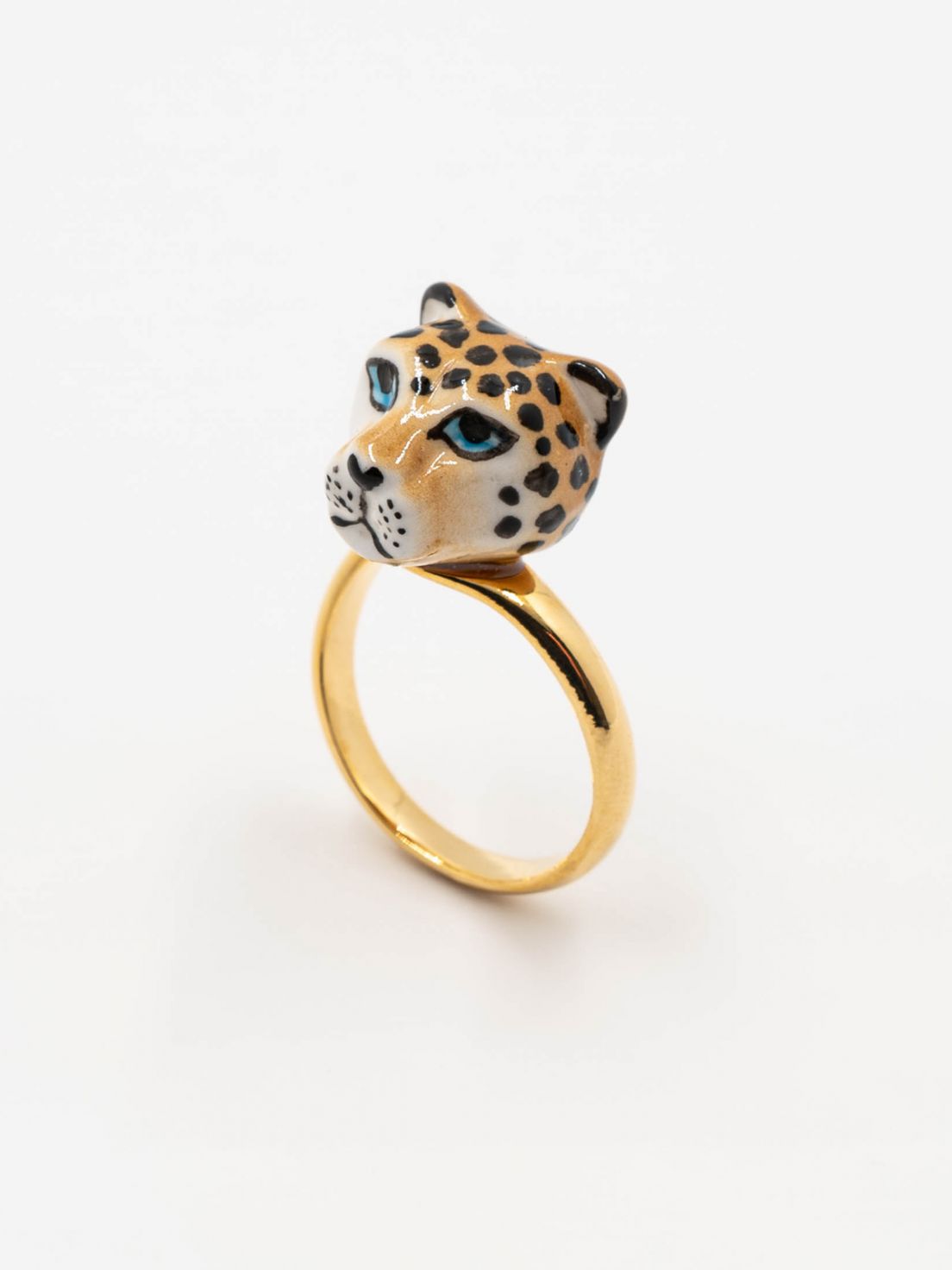 Animal Leopard Ring 3 High Quality, Neutral, Two Tone Design With