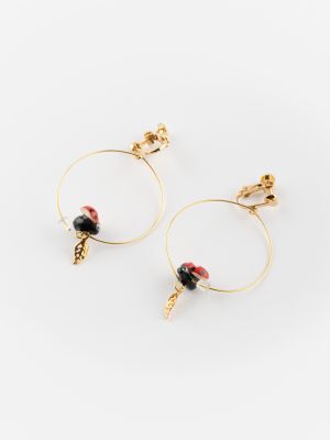 Ladybug clip hot sale on earrings