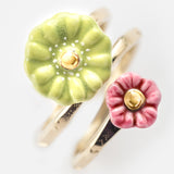 Spiral flower ring