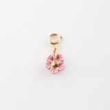 Pink flower charm