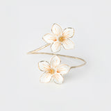 Maxi FaceToFace white flowers bracelet