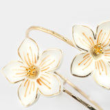 Maxi FaceToFace white flowers bracelet