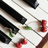 Cherry dangle earrings - Chérie Cherry 