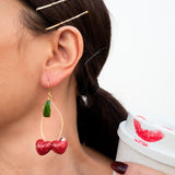 Cherry dangle earrings - Chérie Cherry 