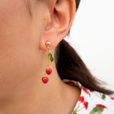 Cherry Chérie Chain Drop Earrings