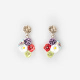 Boucles d'oreilles multifleurs