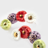 Boucles d'oreilles branche de fleurs