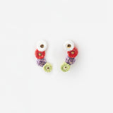 Boucles d'oreilles branche de fleurs