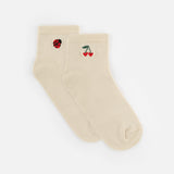 Cherry and heart socks - Cherry Chérie