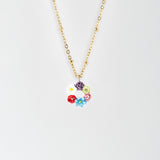 Collier couronne de fleurs