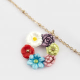 Flower crown necklace