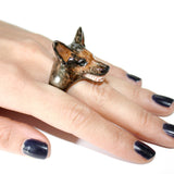 Aggressive German Shepherd Ring