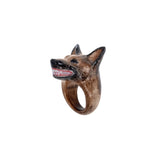 Aggressive German Shepherd Ring