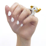 White &amp; gold cockatoo ring