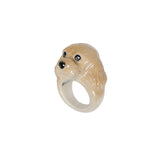 Beige poodle ring