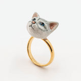 Bague chat tabby