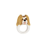 Nizinny dog ​​ring with hair