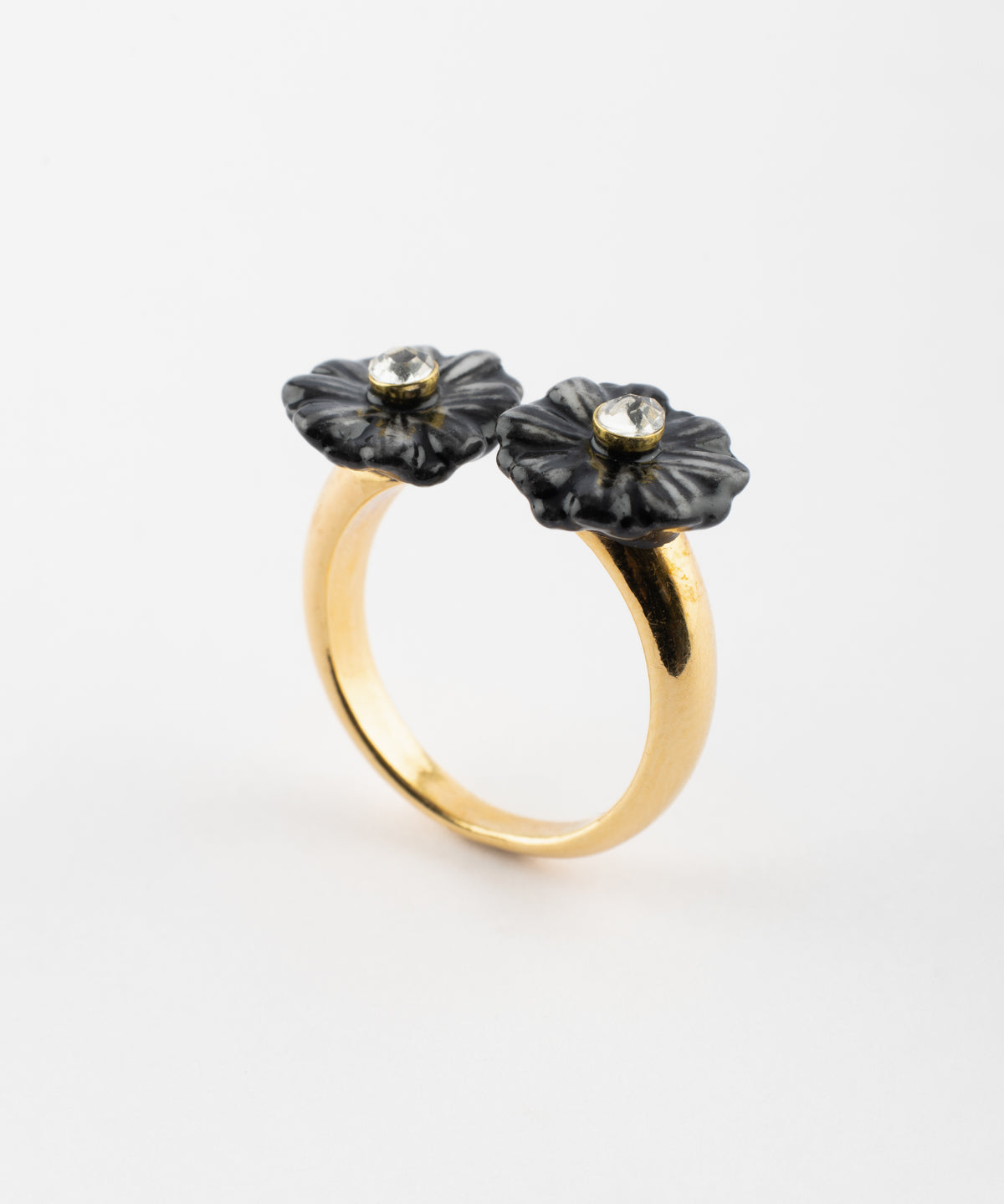 Bague FaceToFace chardon noir