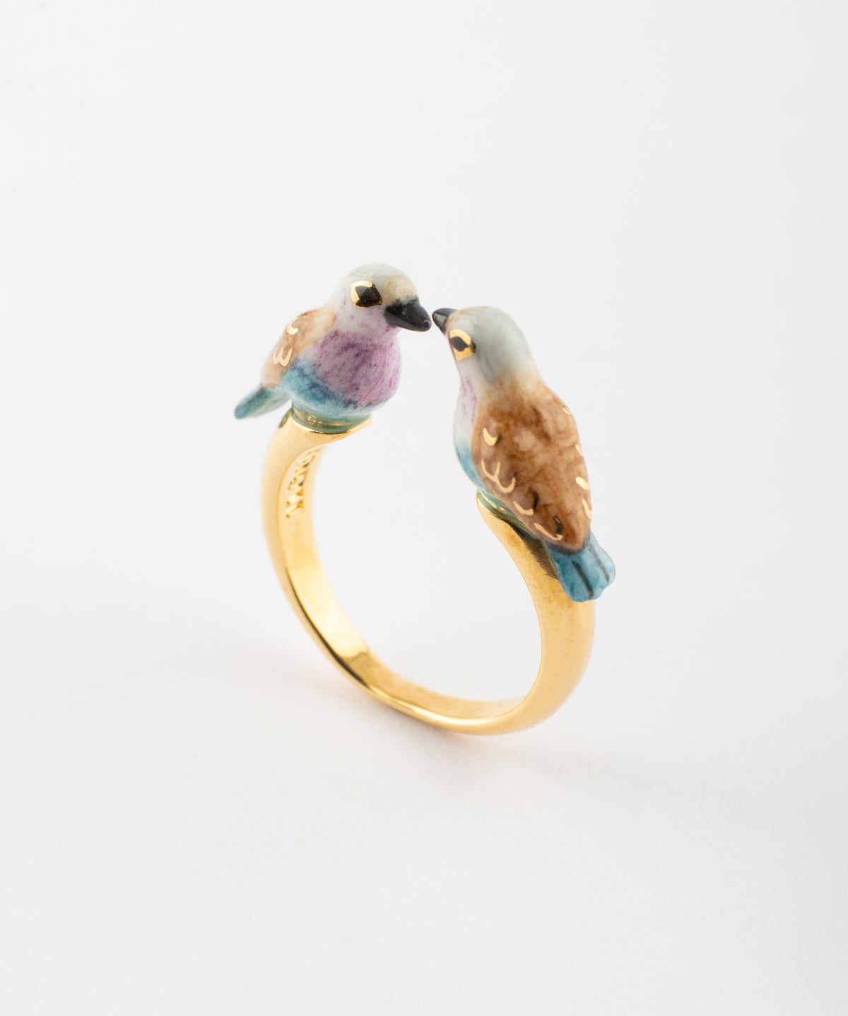 Bague FaceToFace oiseau rollier