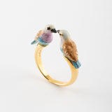 Bague FaceToFace oiseau rollier