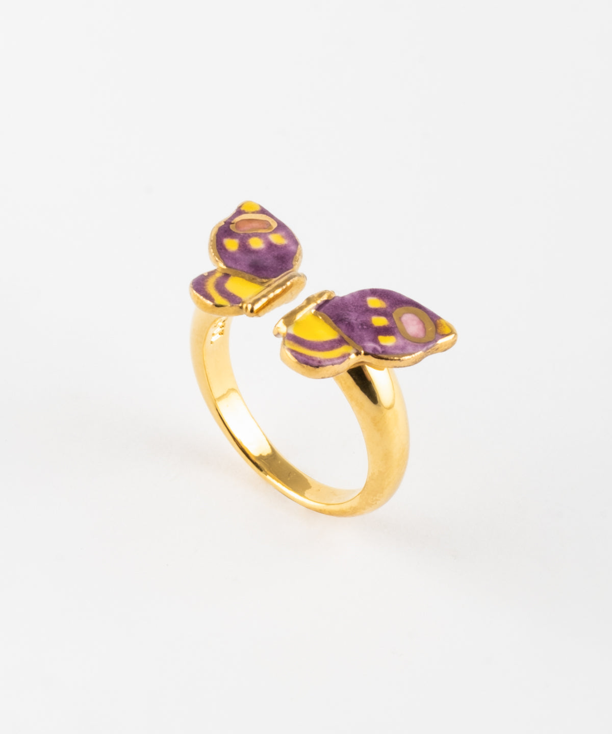 Bague FaceToFace papillon violet