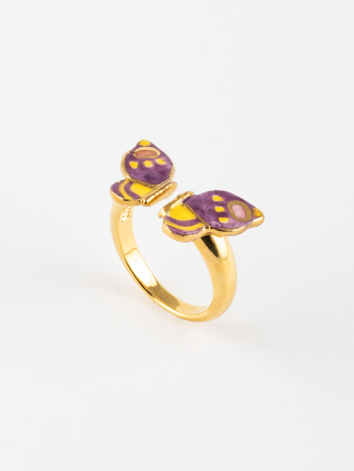 Bague FaceToFace papillon violet