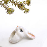 White rabbit ring