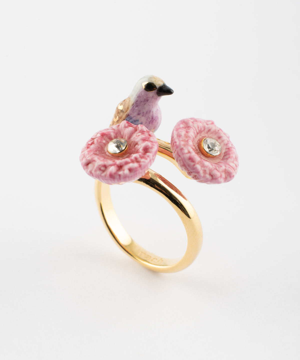 Bague oiseaux et chardon