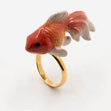 Bague poisson oranda