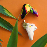 Bague toucan bec vert