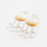 Boucles d'oreilles coquillage & gouttes