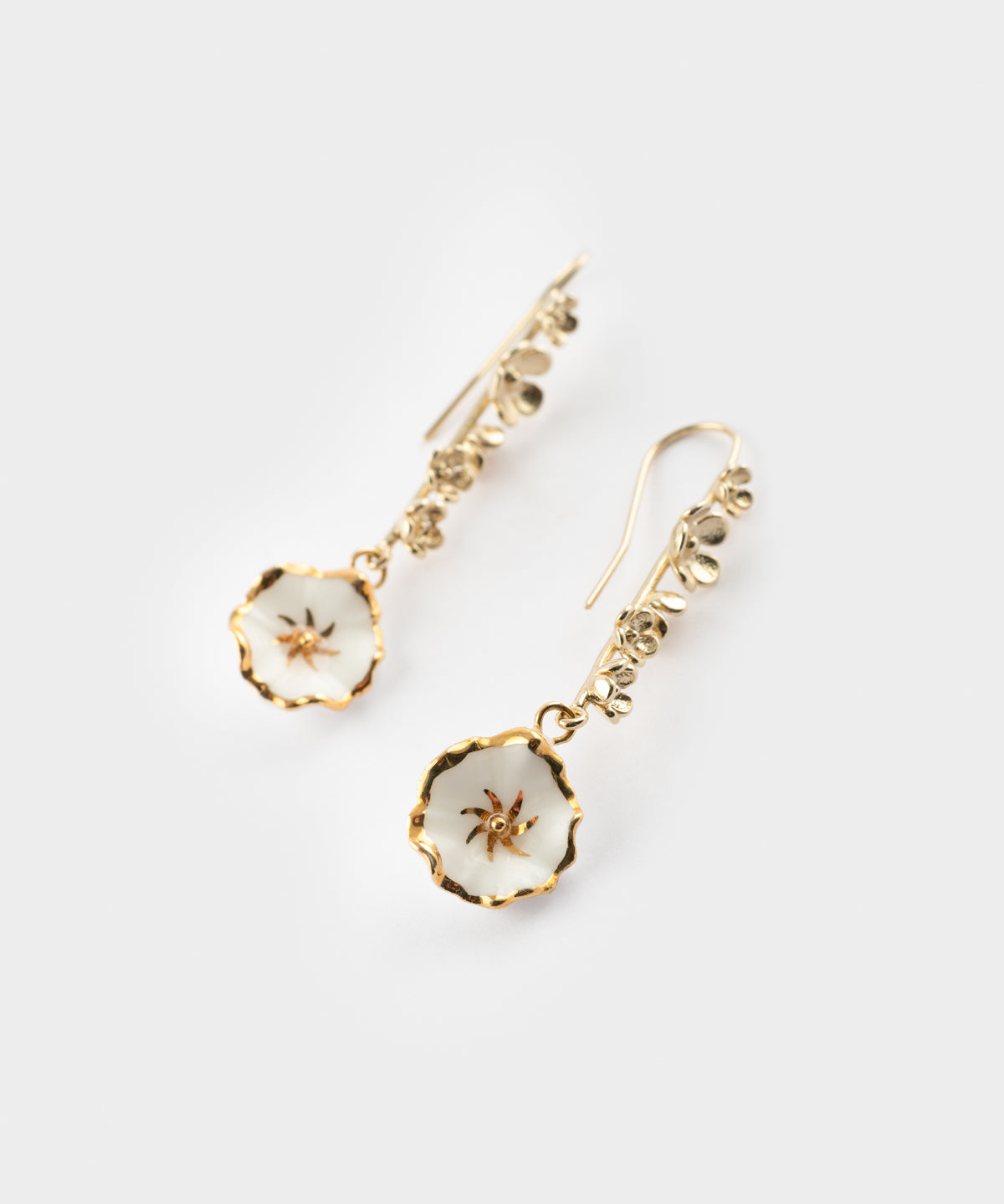 Boucles d'oreilles fleur des neiges - Arctique