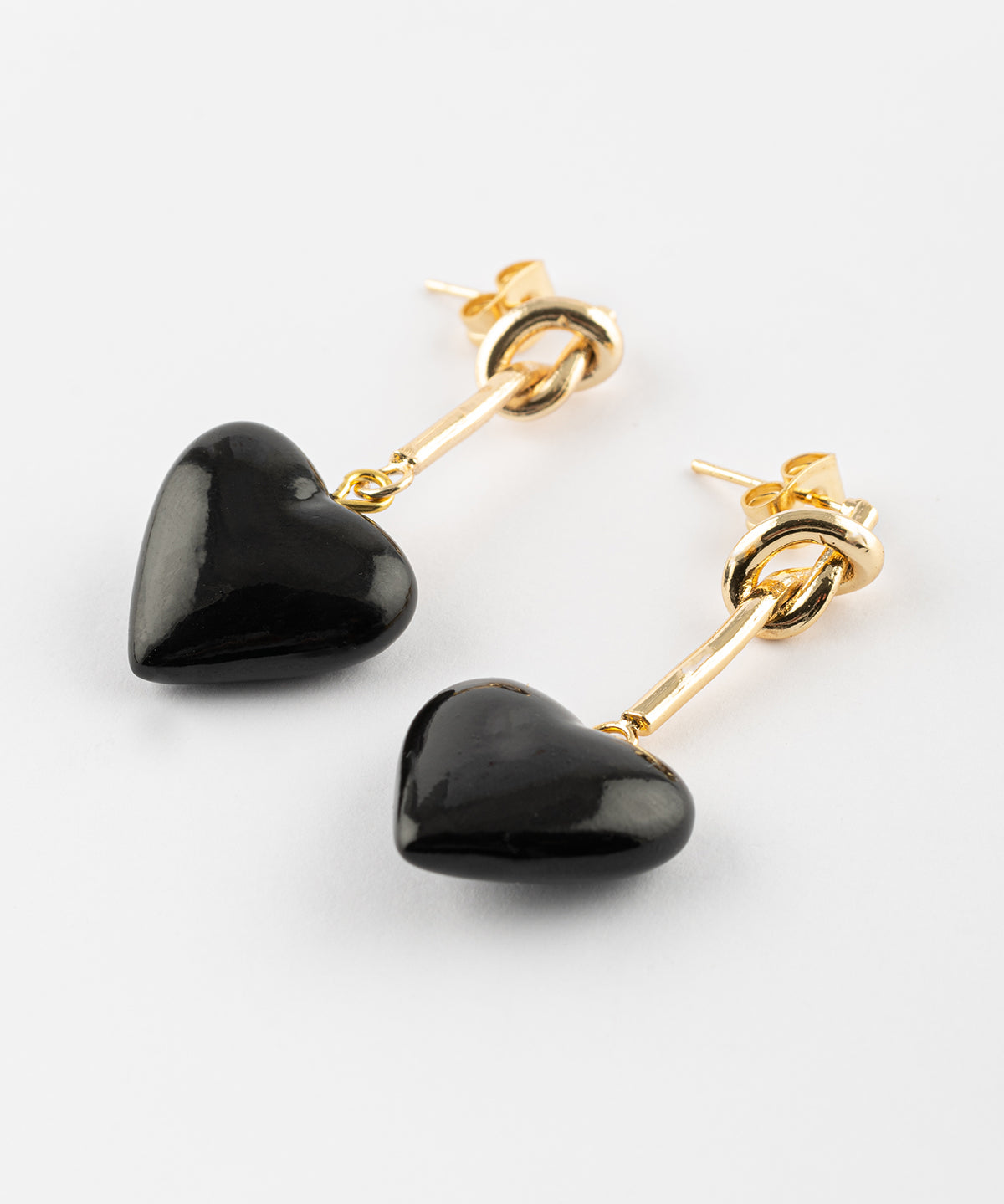 Boucles d'oreilles noeud - Premier amour