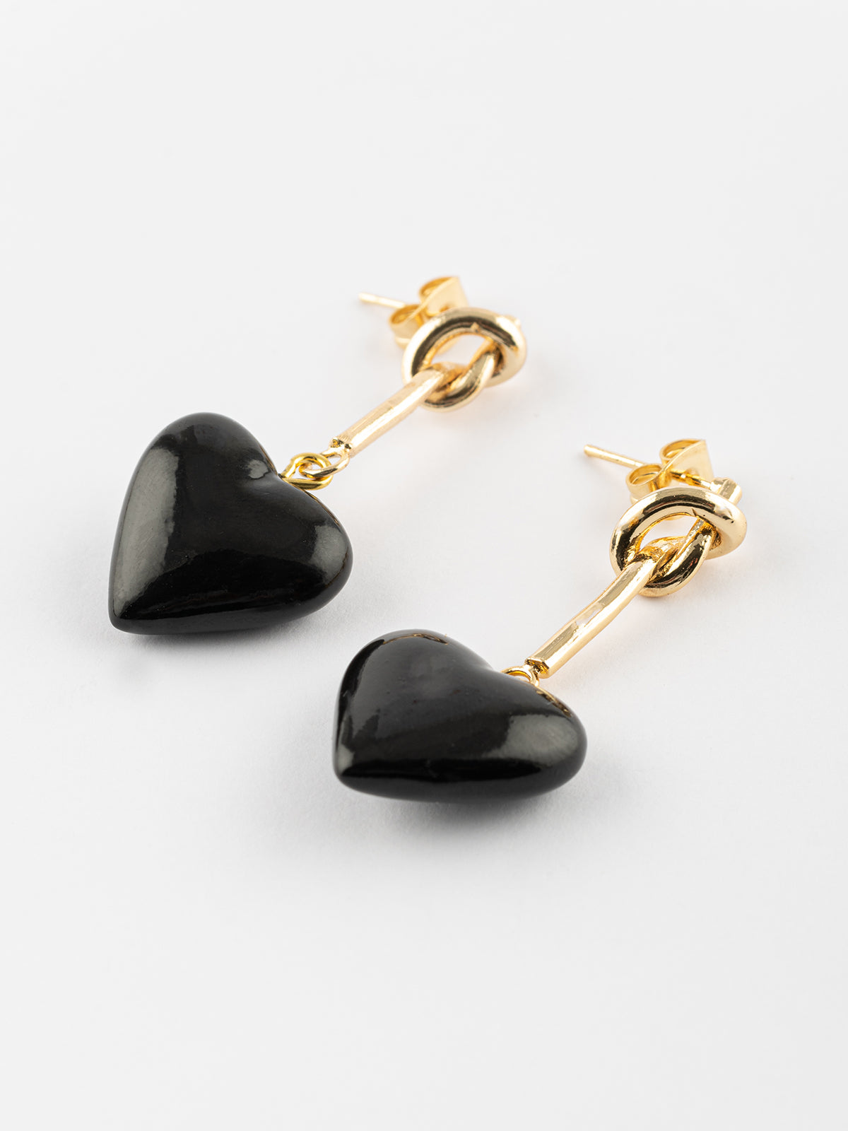 Boucles d'oreilles noeud - Premier amour