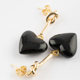 Boucles d'oreilles noeud - Premier amour