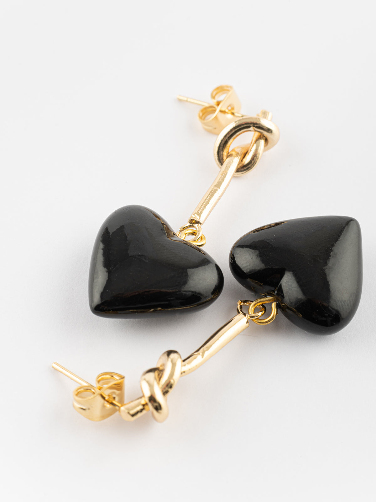 Boucles d'oreilles noeud - Premier amour