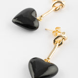 Boucles d'oreilles noeud - Premier amour