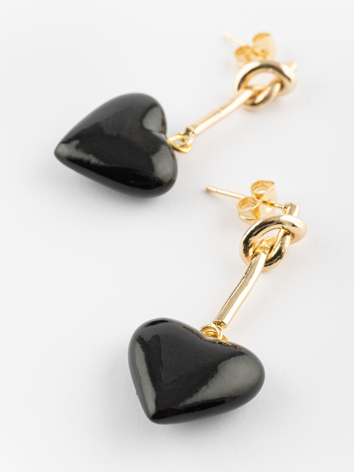 Boucles d'oreilles noeud - Premier amour