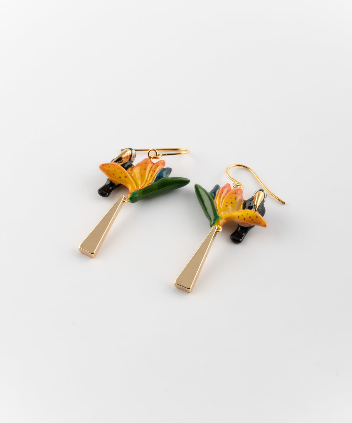 Boucles d'oreilles oiseau de paradis & toucan