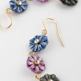 Boucles d'oreilles pendantes petits chardons