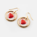 Boucles d'oreilles rondes - Premier amour