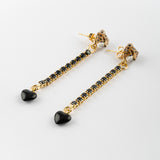 Boucles d'oreilles strass - Premier amour