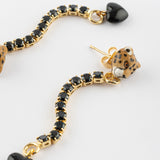 Boucles d'oreilles strass - Premier amour