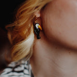 Boucles d'oreilles toucan