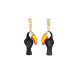 Boucles d'oreilles toucan