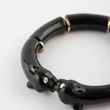 Bracelet bisou panthère noire